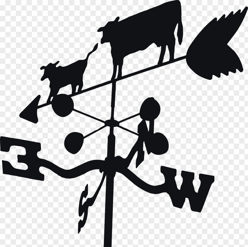Arrow Silhouette Weather Vane Cattle Clip Art PNG