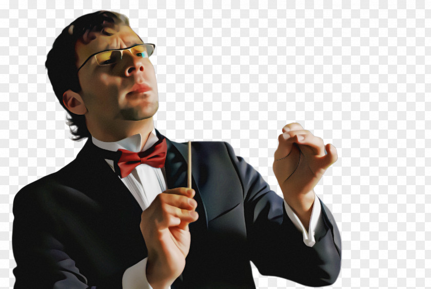 Businessperson Thumb Bow Tie PNG