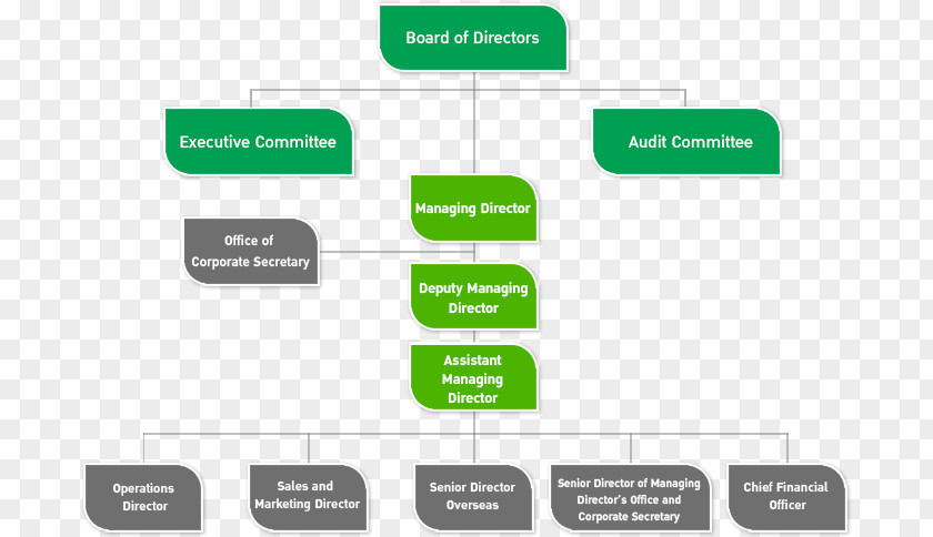 Organizational Structure Chart Bangkok Dec-Con ASEFA PCL Public Company PNG