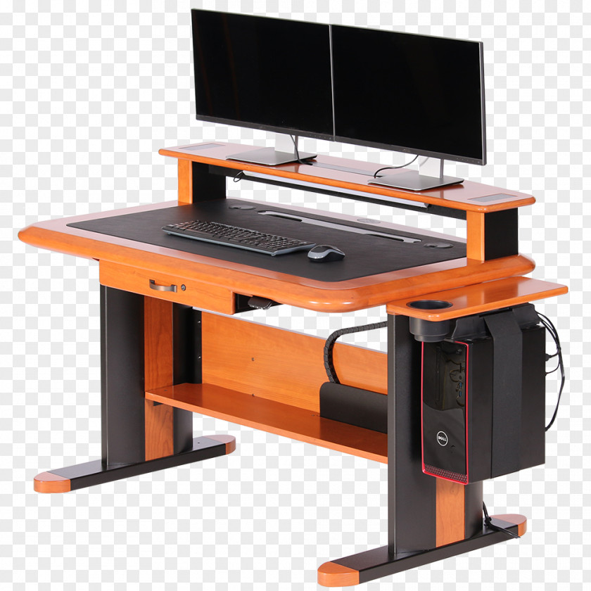 Wood Desktop Caddy Standing Desk Computer Office & Chairs Monitors PNG