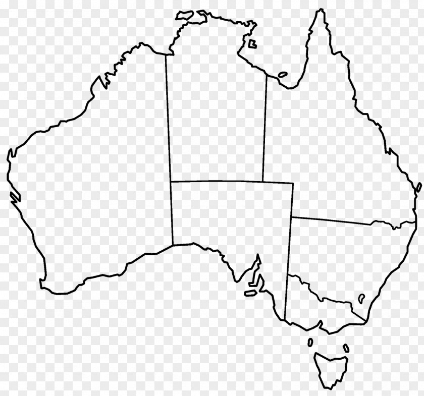 Australia Blank Map World Mapa Polityczna PNG