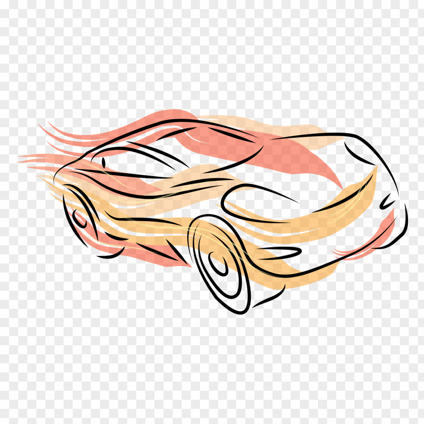Automotive Artwork Car Drawing Line Art Sketch PNG