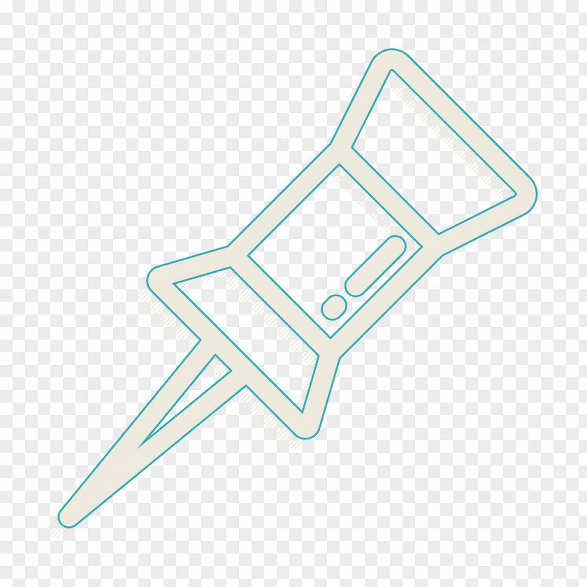 Business Management Icon Push Pin PNG
