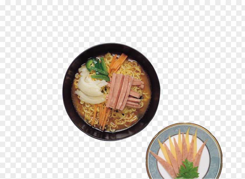 Ham Noodles FIG. Instant Noodle Junk Food Shrimp Roe Breakfast PNG