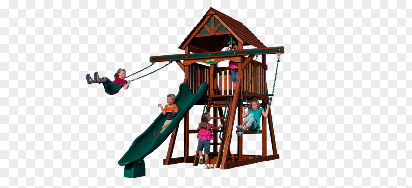 Outdoor Playset Swing Backyard House PNG