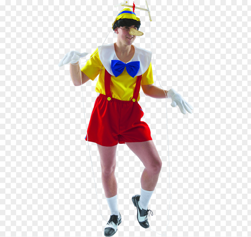 Pinocchio Costume Party Halloween Puppet PNG
