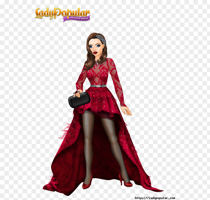 Dress Lady Popular Fashion Clothing Costume PNG
