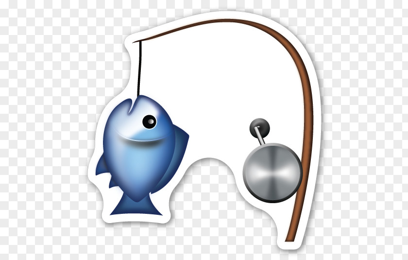 Fishing Rod Emoji Rods Sticker PNG