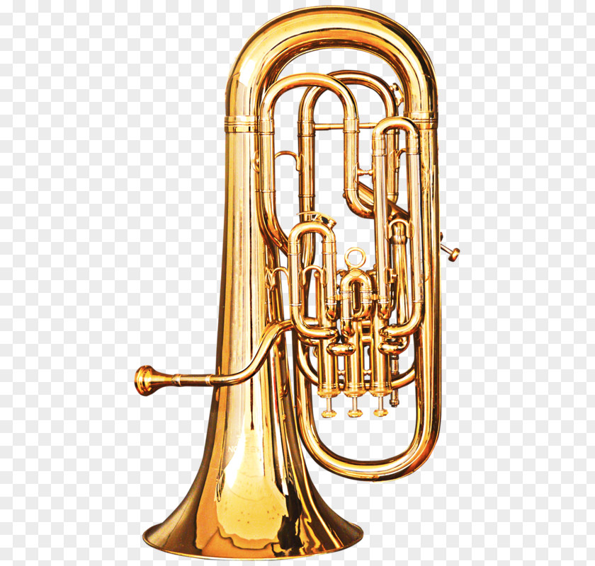 Golden Flute Musical Instrument Trumpet Saxhorn Tuba PNG