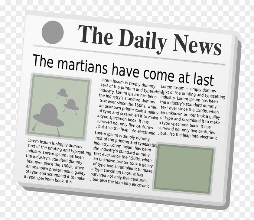 Newspaper Clipping Clip Art PNG