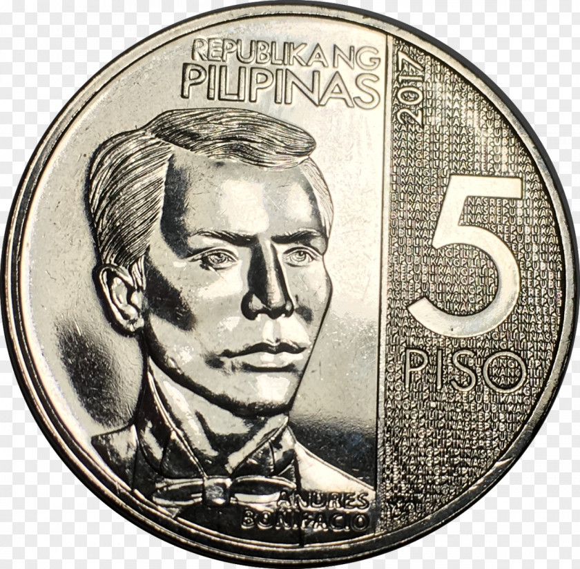 Coin Philippine Five Peso Philippines Coins Of The PNG
