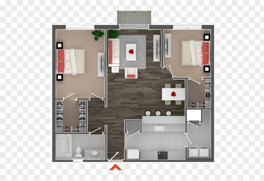 Home 3D Floor Plan Apartment Interior Design Services PNG