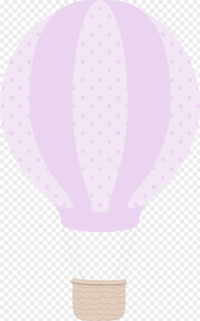Hot Air Balloon Pink M PNG