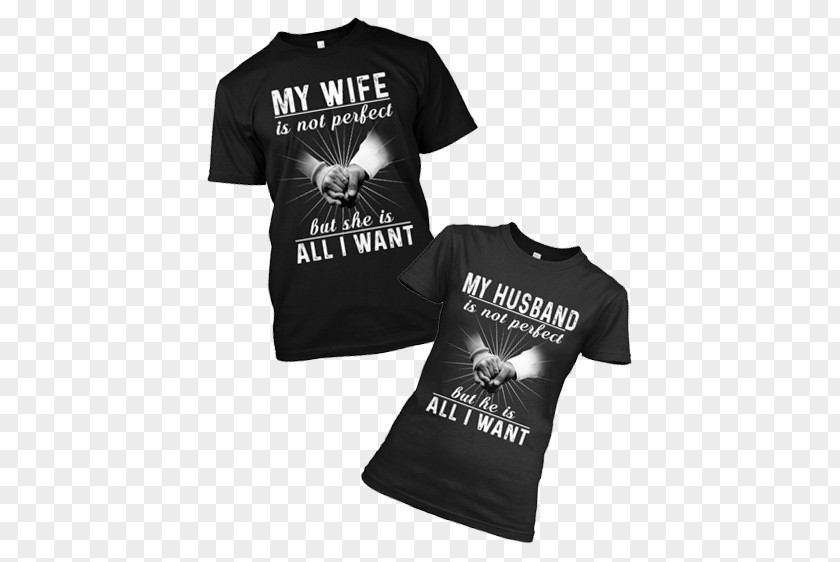 Wife Husband T-shirt Couple PNG