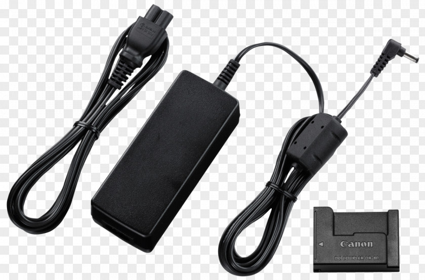 Battery Charger Canon ACK-DC80 5667B003 Adapter PowerShot PNG