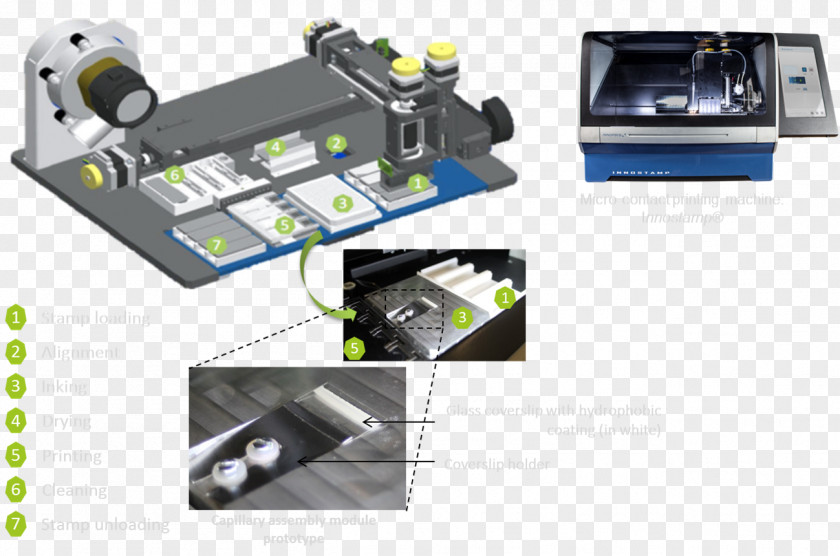 Fig Printing Microcontact PDMS Stamp Machine Polydimethylsiloxane PNG