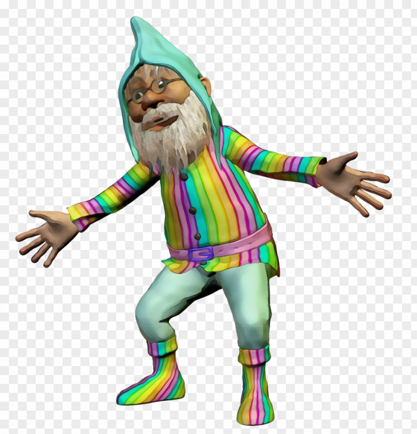 Gesture Hippie Costume Character Created By PNG