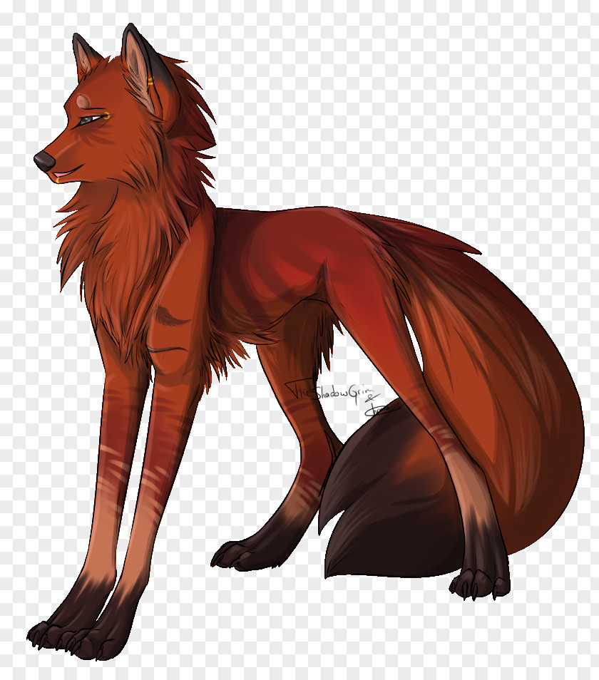 Horse Red Fox Snout Character PNG