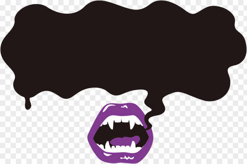 Logo Tooth Vampire Halloween Dracula PNG
