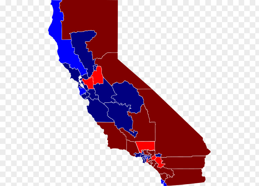 Map California Blank PNG