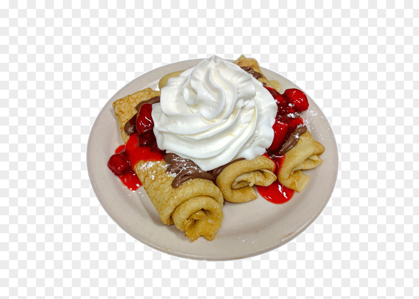 Pancake Paul's Parlor Cream Waffle Breakfast PNG