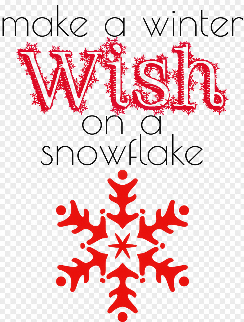 Winter Wish Snowflake PNG