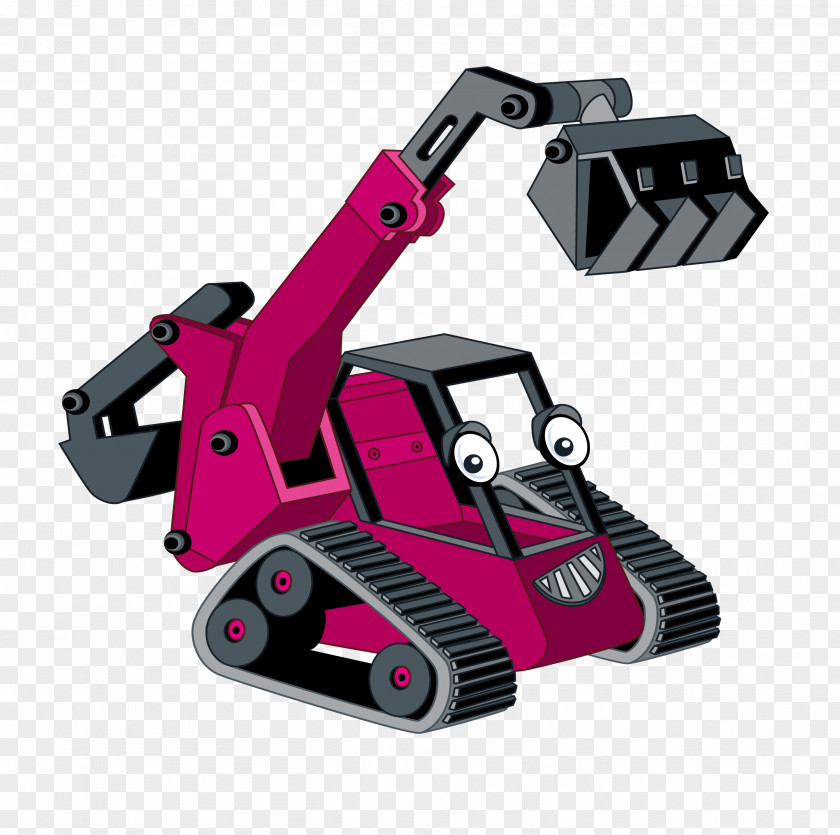 Excavator Machine Icon PNG