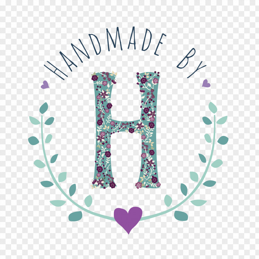 Hand-made Handmade By H Greeting & Note Cards Art Word Gift PNG