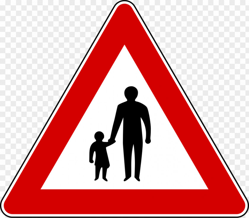 Road Traffic Sign Pedestrian PNG