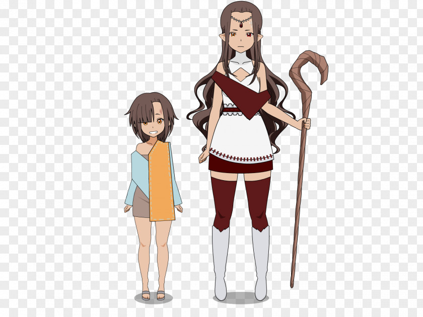 School Uniform Cartoon Character PNG