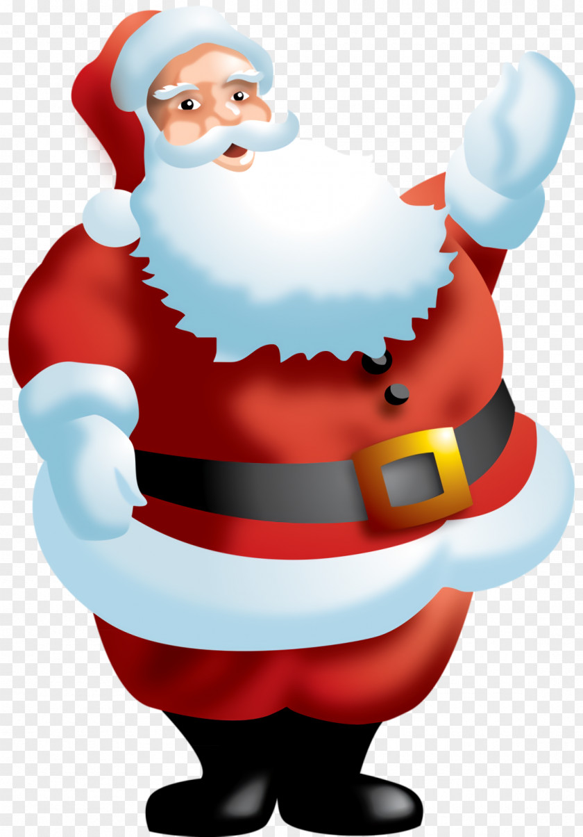 Cartoon Father Christmas Santa Claus Saint Nicholas PNG