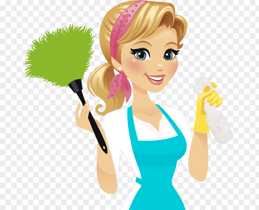 Cleaner Cleaning Maid Service Cartoon Clip Art PNG