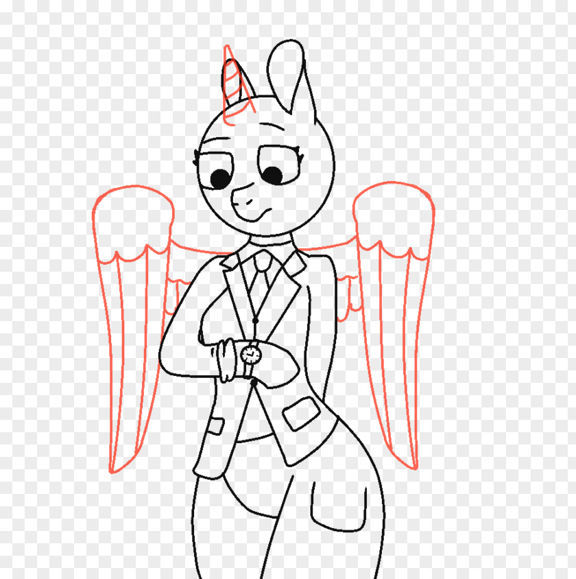 Furry Fandom Line Art Drawing Character PNG