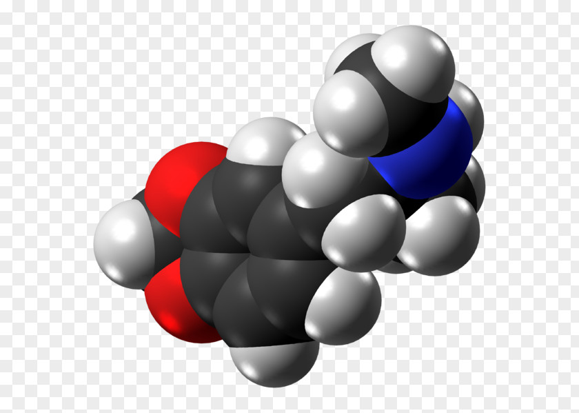 MDMA Space-filling Model Methylenedioxy Sphere Molecule PNG