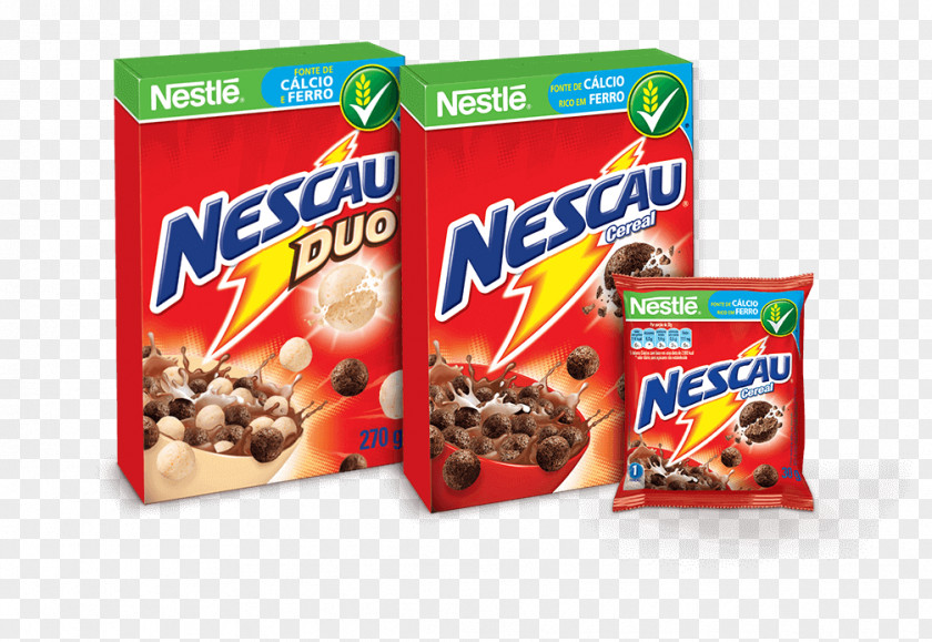 Chocolate Breakfast Cereal Milk Nescau Food PNG
