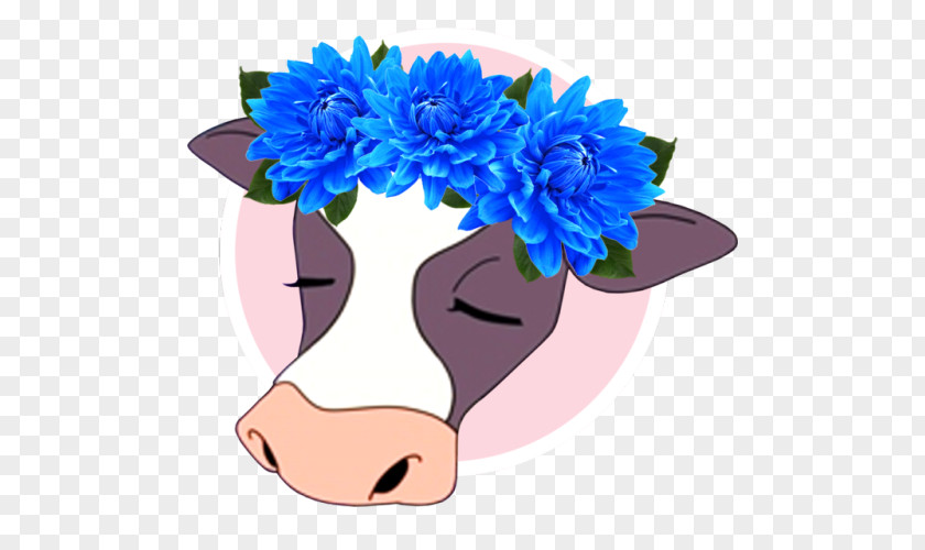 Flower Crown Cattle Cut Flowers Clip Art PNG