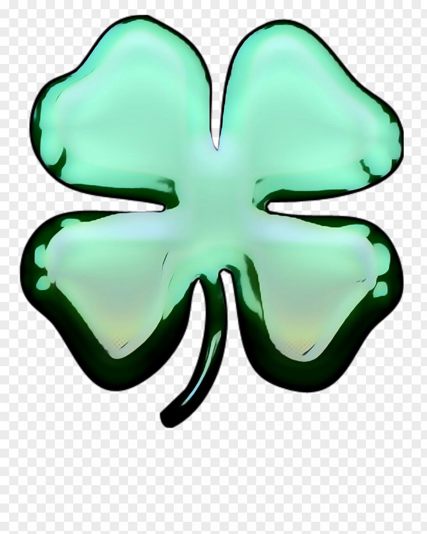 Plant Clover Pop Art Retro Vintage PNG