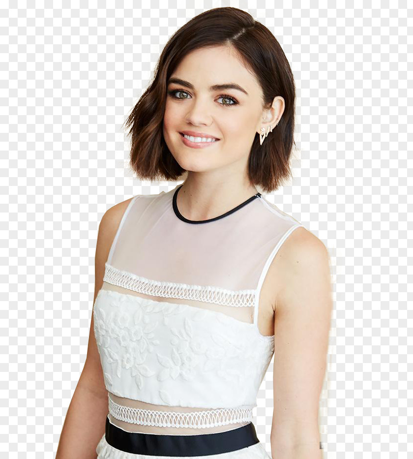 Pretty Little Liars Lucy Hale Aria Montgomery Hairstyle Bob Cut PNG