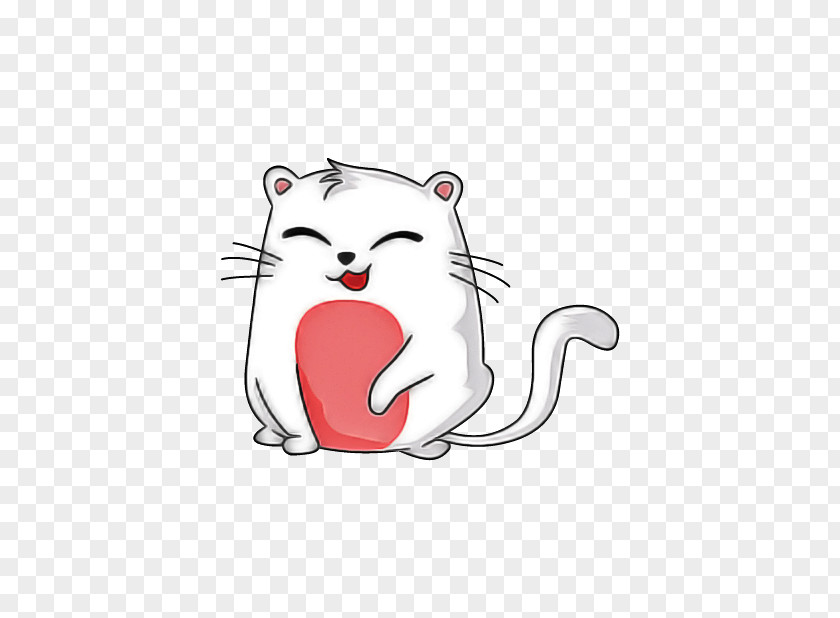 Tongue Cat Cartoon Whiskers Tail PNG