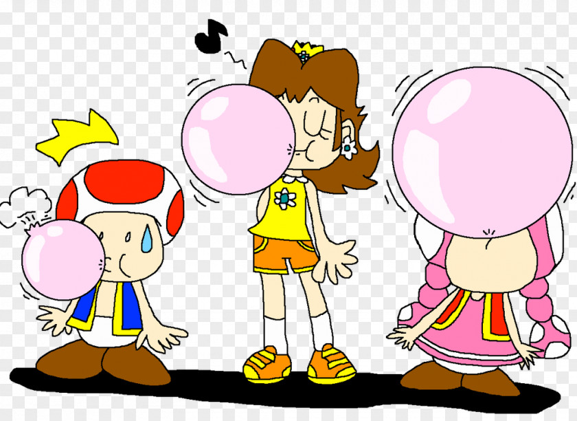 Chewing Gum Captain Toad: Treasure Tracker Princess Daisy Peach PNG