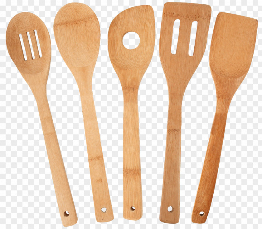 Cooking Tools Transparent Images Kitchen Utensil Bamboo Spatula Spoon Ladle PNG