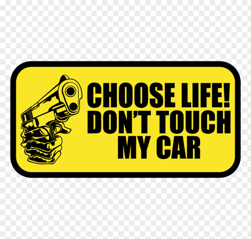 Dont Touch Car Decal Sticker Logo Japanese Domestic Market PNG