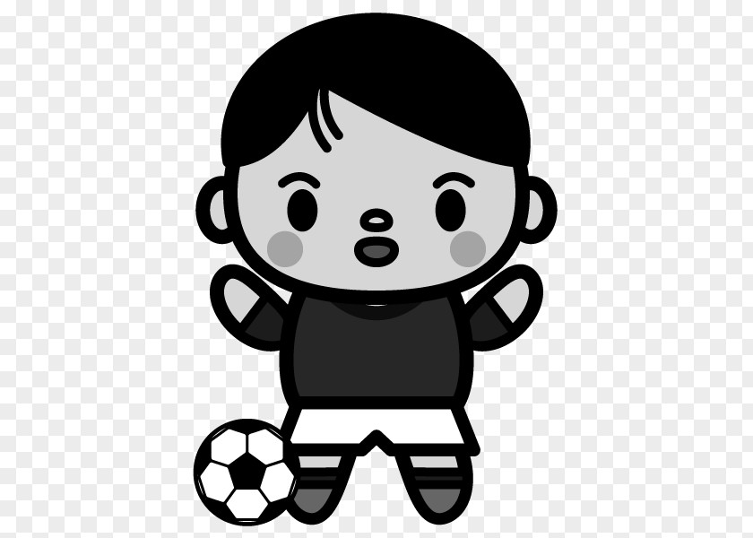 Football Black And White Monochrome Painting Clip Art PNG
