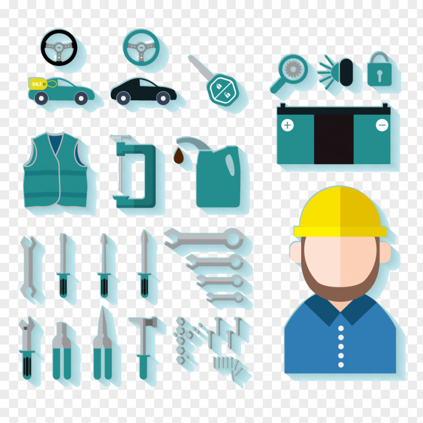 Vector Worker Tools Tool PNG