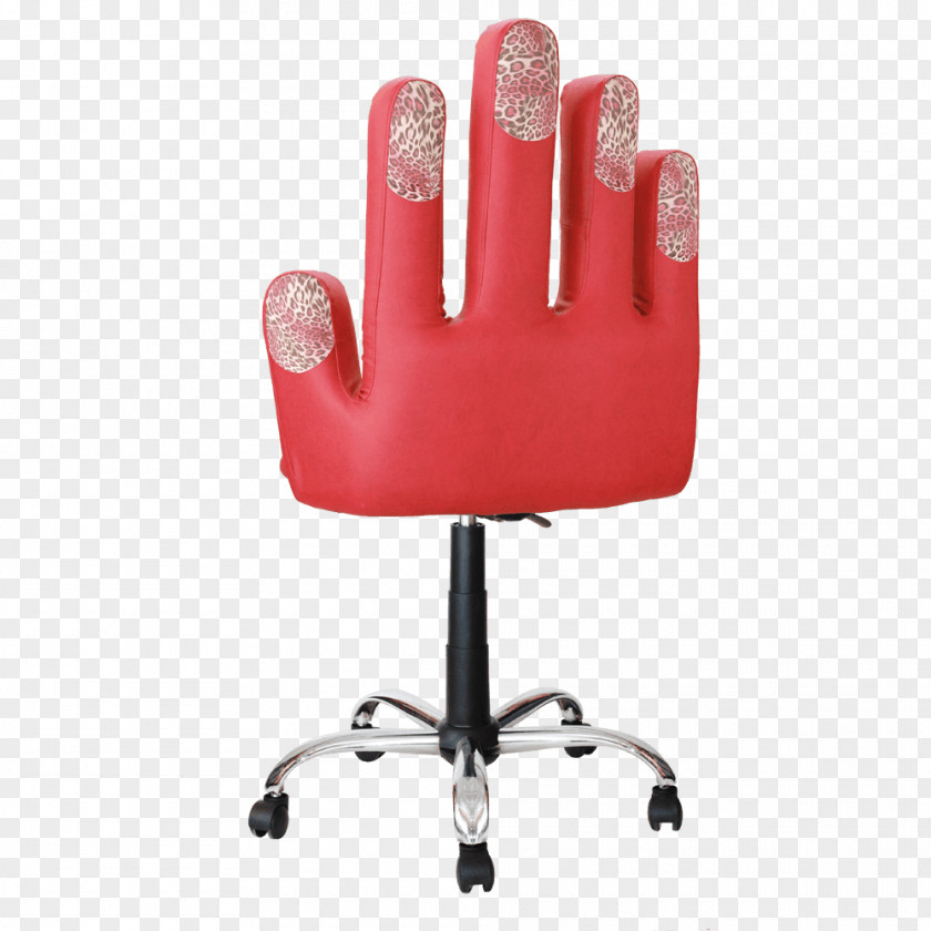 Chair Red White Manicure Plastic PNG