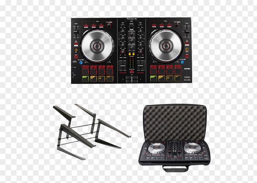 Dj Stand DJ Controller Pioneer Disc Jockey Serato Audio Research DDJ-SB3 PNG