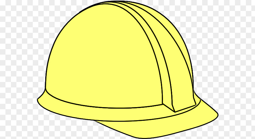 Hard Hat Yellow Line Area PNG