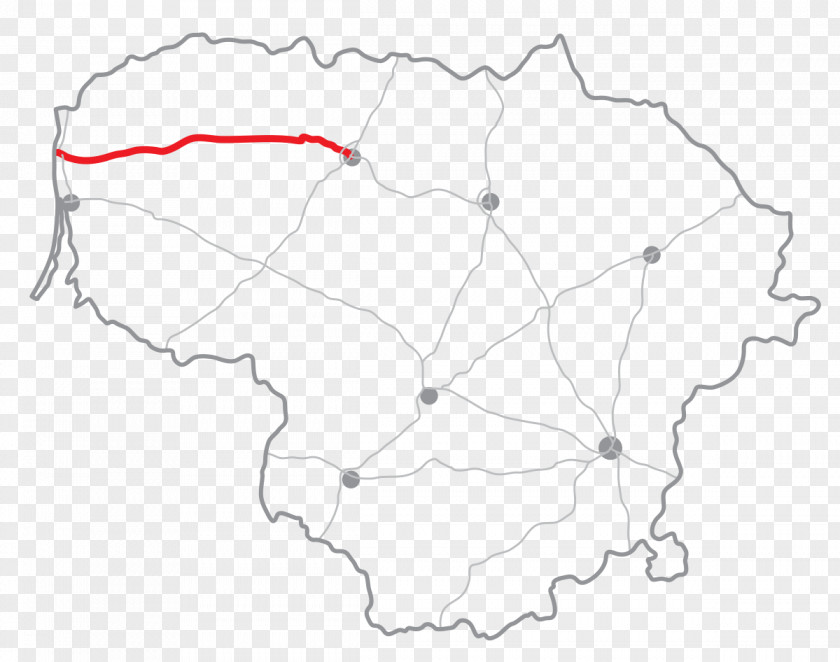 Road A1 Highway Vilnius Rail Transport A6 PNG