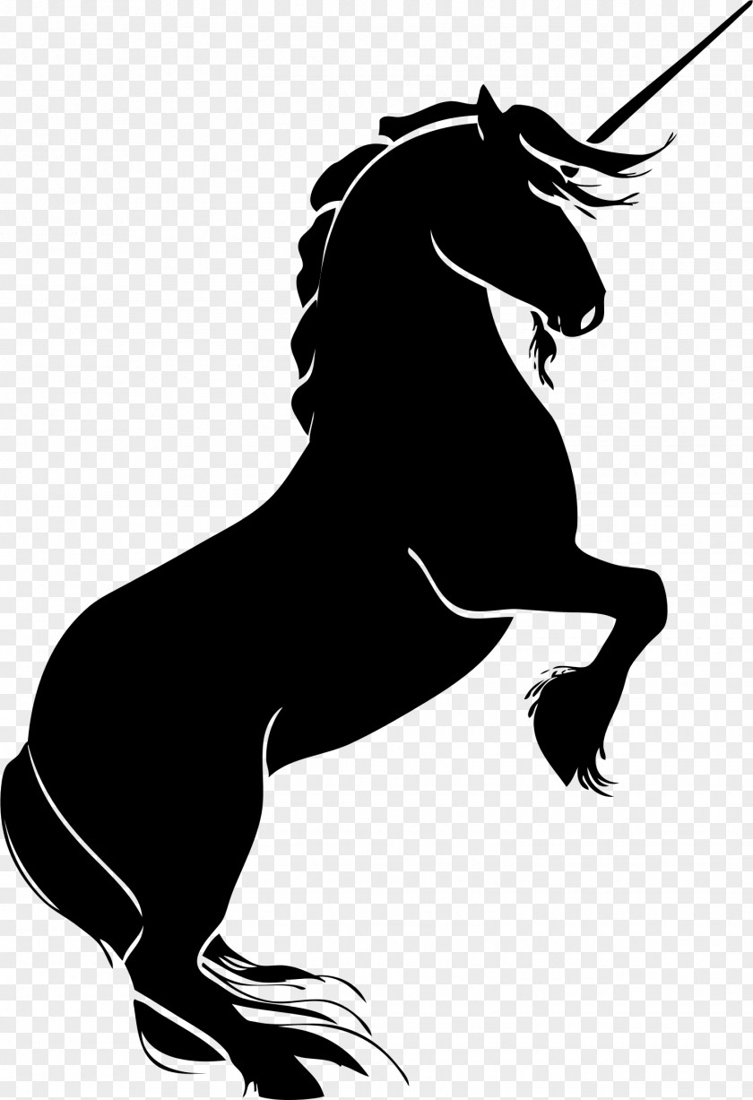 Sillhouette Horse Unicorn Silhouette Rearing Clip Art PNG