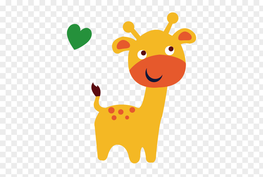 Vector Cartoon Animals Giraffe Alphabet Animal Illustration PNG